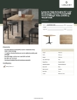 Lancaster Table & Seating 164S304222XG Specsheet Lancaster Table & Seating 164S304222XG Specsheet