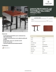 Lancaster Table & Seating 164S304852RM Specsheet