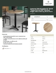 Lancaster Table & Seating 164S30RXGRY Specsheet Lancaster Table & Seating 164S30RXGRY Specsheet