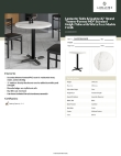 Lancaster Table & Seating 164S30RXWHM Specsheet Lancaster Table & Seating 164S30RXWHM Specsheet