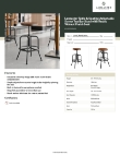 Lancaster Table & Seating 164SCRWBLWAL Specsheet