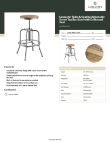 Lancaster Table & Seating 164SCRWCLDW Specsheet