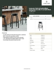Lancaster Table & Seating 164STLBSWVBK Specsheet