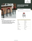 Lancaster Table & Seating 164STLBSWVCR Specsheet