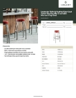 Lancaster Table & Seating 164STLCSWVCR Specsheet