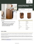 Lancaster Table & Seating 164WAITRS1WL Specsheet
