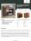Lancaster Table & Seating 164WAITRS3WL Specsheet