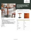 Lancaster Table & Seating 3492424CLM30 Specsheet