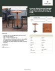 Lancaster Table & Seating 3492424CLM37 Specsheet Lancaster Table & Seating 3492424CLM37 Specsheet
