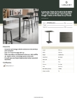 Lancaster Table & Seating 3492430CLG37 Specsheet Lancaster Table & Seating 3492430CLG37 Specsheet