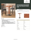 Lancaster Table & Seating 3492430CLM37 Specsheet