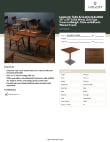 Lancaster Table & Seating 3492430CLW30 Specsheet