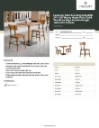 Lancaster Table & Seating 3492430NTD2C Specsheet Lancaster Table & Seating 3492430NTD2C Specsheet