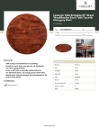 Lancaster Table & Seating 34924RBBMAH Specsheet