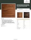 Lancaster Table & Seating 3493030ANTWA Specsheet