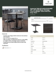 Lancaster Table & Seating 3493030CLG30 Specsheet