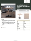 Lancaster Table & Seating 3493030CLH30 Specsheet