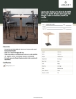 Lancaster Table & Seating 3493030CLH37 Specsheet