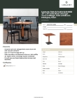 Lancaster Table & Seating 3493030CLM30 Specsheet