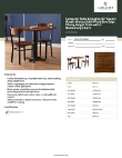 Lancaster Table & Seating 3493030DWAL2 Specsheet Lancaster Table & Seating 3493030DWAL2 Specsheet