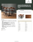 Lancaster Table & Seating 3493048BWAL4 Specsheet