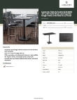 Lancaster Table & Seating 3493048CLG37 Specsheet