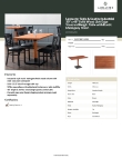 Lancaster Table & Seating 3493048CLM30 Specsheet