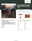 Lancaster Table & Seating 3493048CLM37 Specsheet