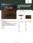 Lancaster Table & Seating 3493048CLW37 Specsheet