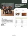 Lancaster Table & Seating 3493048DWAL4 Specsheet Lancaster Table & Seating 3493048DWAL4 Specsheet