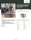 Lancaster Table & Seating 3493048GYB4B Specsheet Lancaster Table & Seating 3493048GYB4B Specsheet