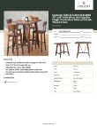 Lancaster Table & Seating 3493048WAL37 Specsheet