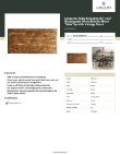 Lancaster Table & Seating 3493060BBVIN Specsheet