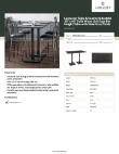 Lancaster Table & Seating 3493060CLG37 Specsheet Lancaster Table & Seating 3493060CLG37 Specsheet