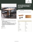 Lancaster Table & Seating 3493060CLN30 Specsheet