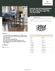 Lancaster Table & Seating 3493060GYB6B Specsheet Lancaster Table & Seating 3493060GYB6B Specsheet