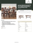 Lancaster Table & Seating 3493060WAL30 Specsheet