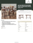 Lancaster Table & Seating 3493060WAL37 Specsheet