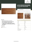 Lancaster Table & Seating 3493072ANTWA Specsheet