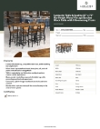 Lancaster Table & Seating 3493072BVNB8 Specsheet