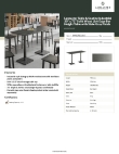Lancaster Table & Seating 3493072CLG37 Specsheet