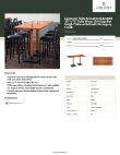 Lancaster Table & Seating 3493072CLM37 Specsheet