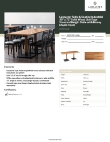 Lancaster Table & Seating 3493072CLN30 Specsheet