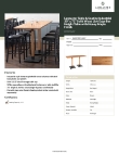 Lancaster Table & Seating 3493072CLN37 Specsheet