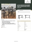Lancaster Table & Seating 3493072GRY37 Specsheet Lancaster Table & Seating 3493072GRY37 Specsheet