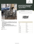 Lancaster Table & Seating 3493072GYD8C Specsheet