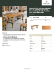 Lancaster Table & Seating 3493072NAT30 Specsheet Lancaster Table & Seating 3493072NAT30 Specsheet
