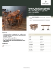 Lancaster Table & Seating 3493072WAB8B Specsheet Lancaster Table & Seating 3493072WAB8B Specsheet