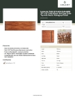 Lancaster Table & Seating 3493096ANTMA Specsheet