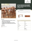 Lancaster Table & Seating 3493096MAH37 Specsheet